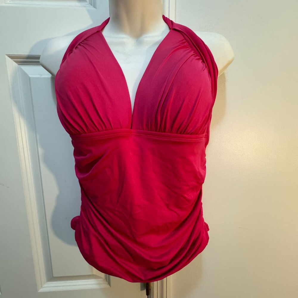 La Blanca size 12 pink halta tankini - Picture 7 of 7